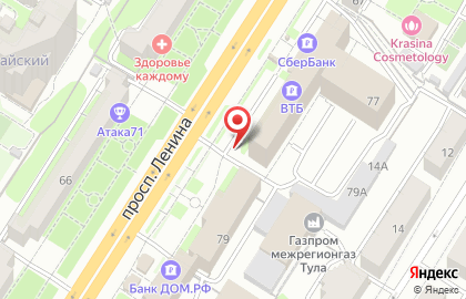 Автостоянка, ООО Центр-Сервис на проспекте Ленина на карте