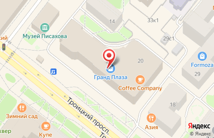 Кофейня Coffee Like на Троицком проспекте, 20 стр 1 на карте