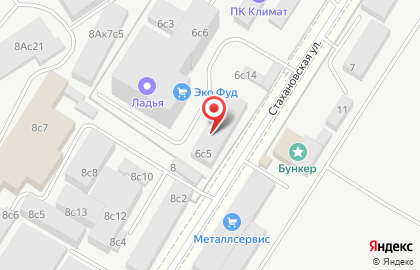Пункт техосмотра на Стахановской улице на карте