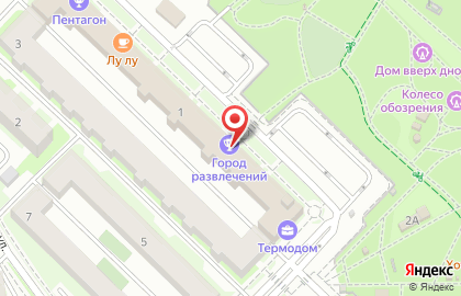 Школа танцев Русский балет в Пензе на карте