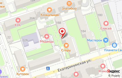 Косметологический салон Мастерская красоты на Екатерининской улице на карте