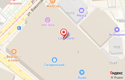 Магазин одежды Снежная Королева в ТЦ Гагаринский на карте