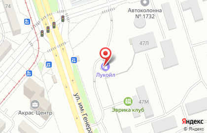 СТО Лукойл в Волгограде на карте