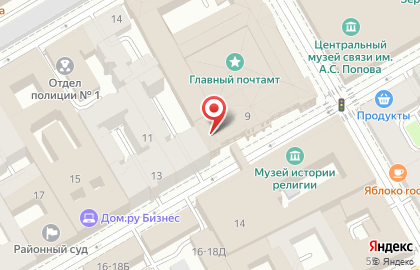Санкт-Петербургский Почтамт на карте