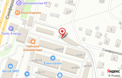 Магазин Гидтепла на Симферопольском шоссе на карте