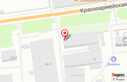 Транспортная компания Рейл Континент Сибирь на Красноармейской улице на карте