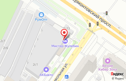 Школа танцев Ирбис на Привольной улице на карте