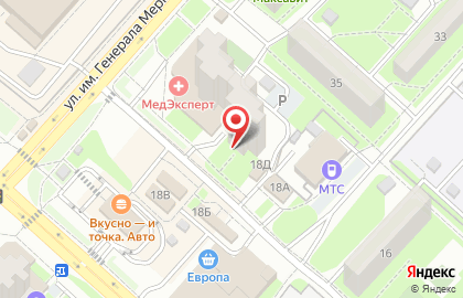 Салон-парикмахерская Натали в Октябрьском районе на карте