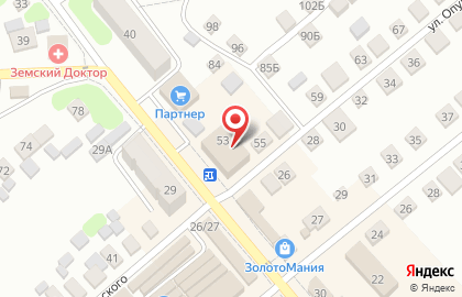 Универсам Магнит в Льгове на карте
