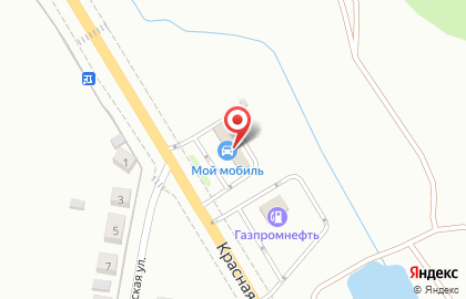 Автомойка самообслуживания Мой мобиль в Октябрьском районе на карте