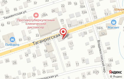Юридическая компания Консультант на Таганрогской улице на карте