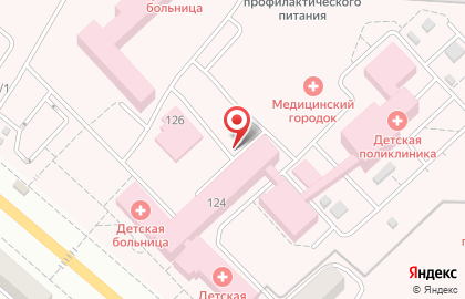 Республиканская детская больница на Коммунистическом проспекте на карте