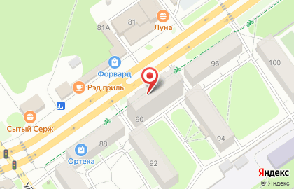 Банкомат Западно-Уральский банк на улице Маршала Рыбалко, 90 на карте