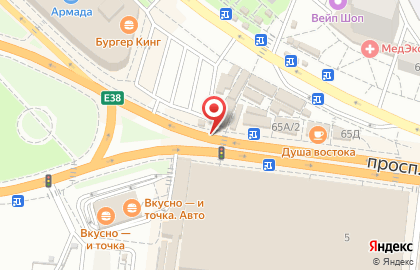 Киоск по продаже цветов на улице Героев Сибиряков на карте