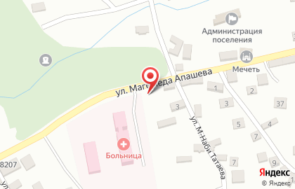 Продовольственный магазин в Махачкале на карте