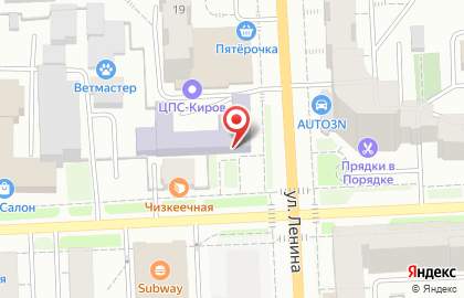Избирательный участок №452 на улице Ленина на карте