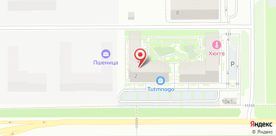 Ветеринарный центр Балу в 3-м микрорайоне в посёлке Краснообск на карте