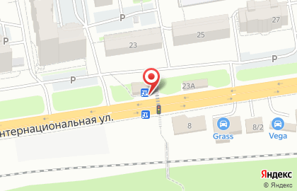 Сеть стрит-кафе Папа Гриль на Интернациональной улице на карте