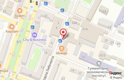 Аптека Адам и Ева на улице Карла Либкнехта на карте