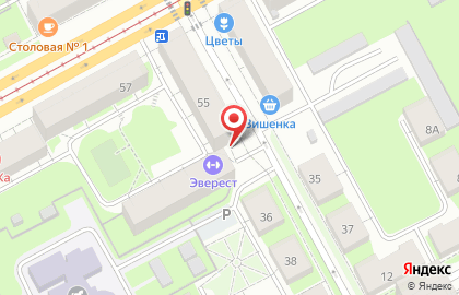 Интраст в Индустриальном районе на карте