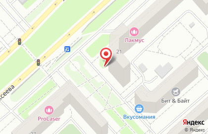 ЯР-Оптика на улице Алексеева на карте