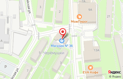 Магазин продуктов №36 на карте
