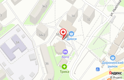Торговый автомат Ярославская Акватория в Фрунзенском районе на карте
