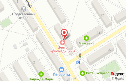 Воронежский центр криомедицины на карте