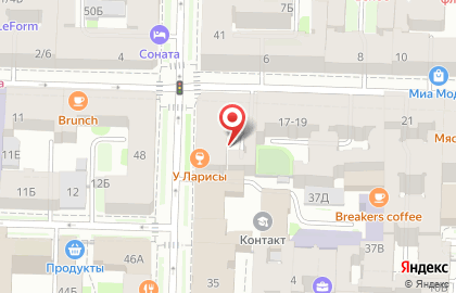Лечебно-диагностический центр Гранти-Мед на улице Рылеева на карте