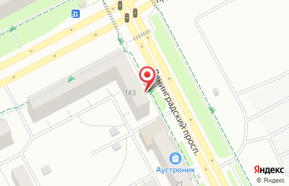 Парикмахерская Цирюльня на проспекте Ленина на карте