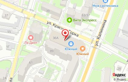 Банкомат Поволжский банк Сбербанка России на улице Красная Горка на карте