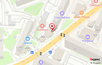 Ювелирный магазин 585Gold на проспекте Ленинского Комсомола на карте