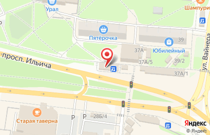 Микрофинансовая компания Деньгимигом на проспекте Ильича в Первоуральске на карте
