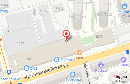 Супермаркет ДНС в Кировском районе на карте