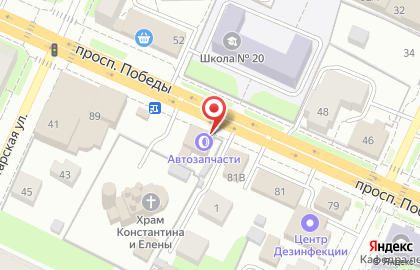 Магазин Автозапчасти в Вологде на карте