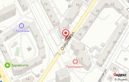 Эконом на Озёрной улице на карте