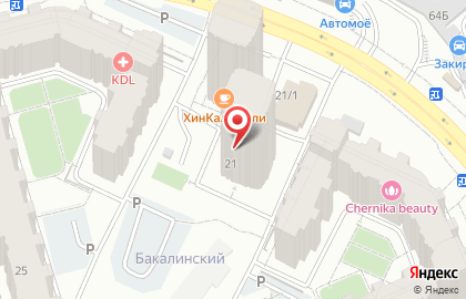 Игровая комната Карамелька на Бакалинской улице на карте