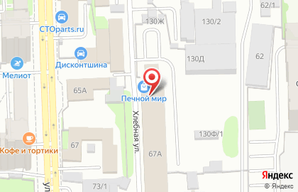 Магазин Печной Мир на улице Елькина на карте