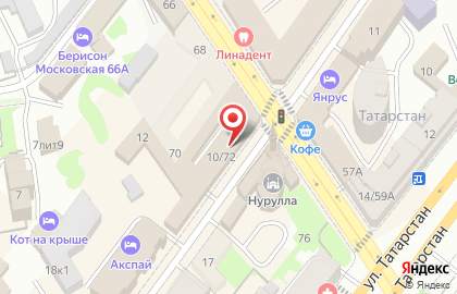 Продуктовый магазин Ной & Мечта в Вахитовском районе на карте
