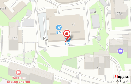 Спортивно-оздоровительный центр БМ на карте
