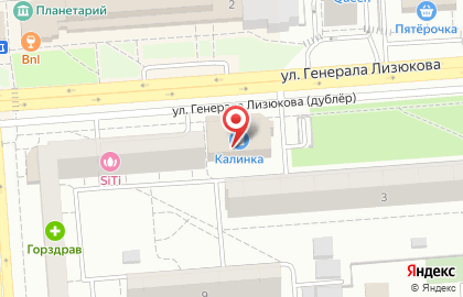 Ателье мебели Маркиз на улице Генерала Лизюкова на карте