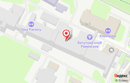 Батутный клуб на карте