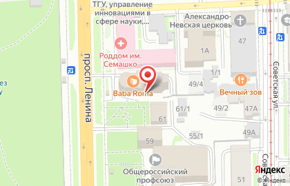 Фотостудия Акварель на проспекте Ленина на карте
