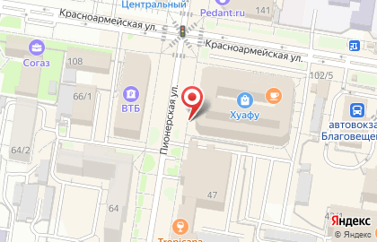 Спортивный магазин Proспорт на Пионерской улице на карте