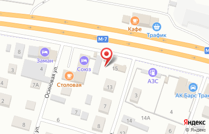 Шиномонтажная мастерская в Казани на карте