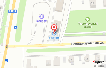 Торгово-розничная сеть Баско на Новоцентральной улице на карте