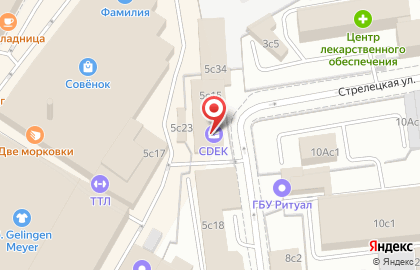 Сервисный центр REMBAZA.TECH на улице Сущёвский Вал на карте