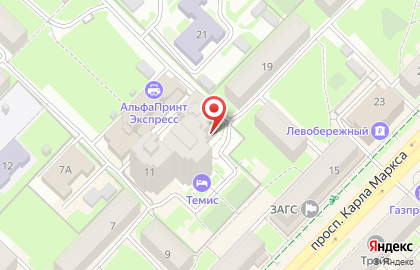 Образовательный центр Юниум на проспекте Карла Маркса на карте