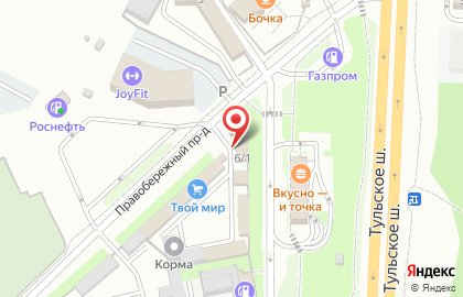 Компания по продаже кровельных и фасадных материалов Твой мир в Правобережном проезде на карте