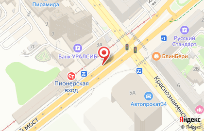 Конструкция Сити формат (1, 2х1, 8 м) от РА Экспресс-Сити на Краснознаменской улице на карте